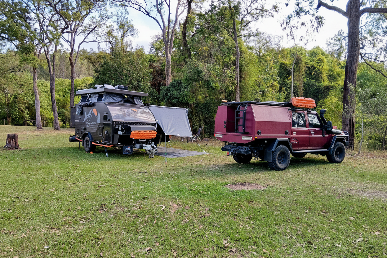 Camping photo - plate removed