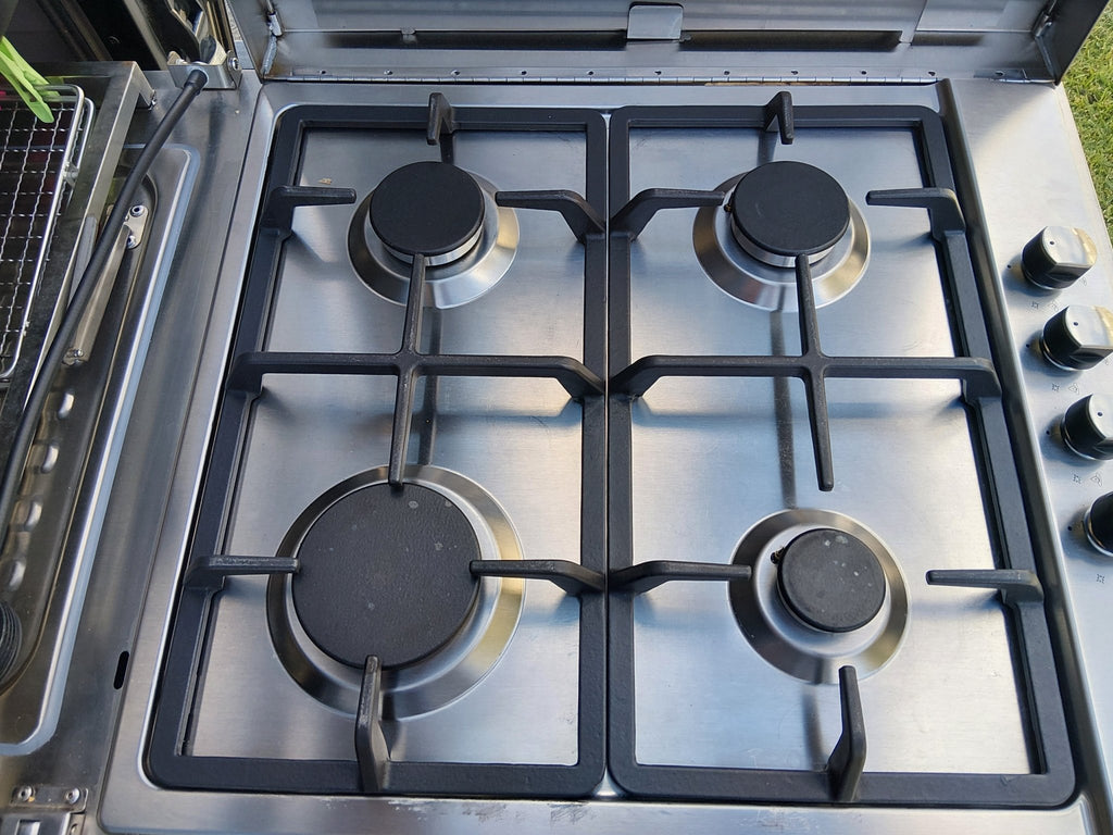 SLIDE OUT KITCHEN GAS RING RETAINERS (straight supports) - Forward Thinking Concepts