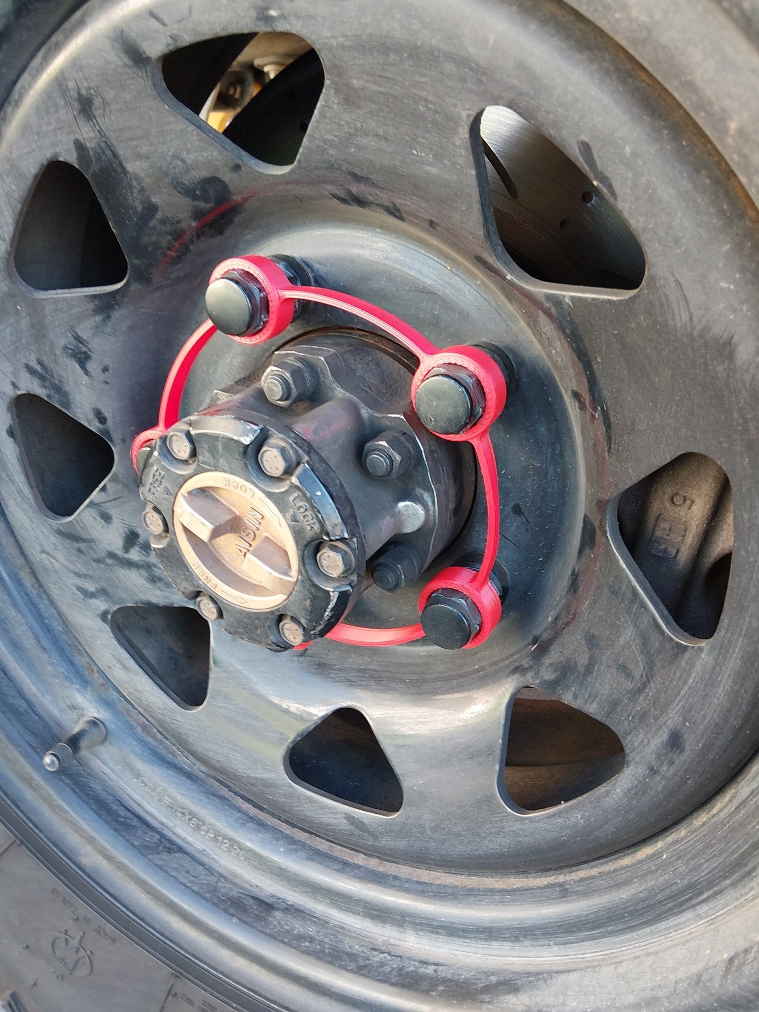Toyota 70 series wheel nut retainer - Forward Thinking Concepts